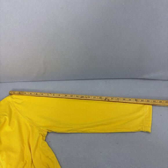 LL Bean Large (14-16)Yellow Full Zip Hooded LongSleeve Beach Swim Cover Up Dress - Picture 8 of 10
